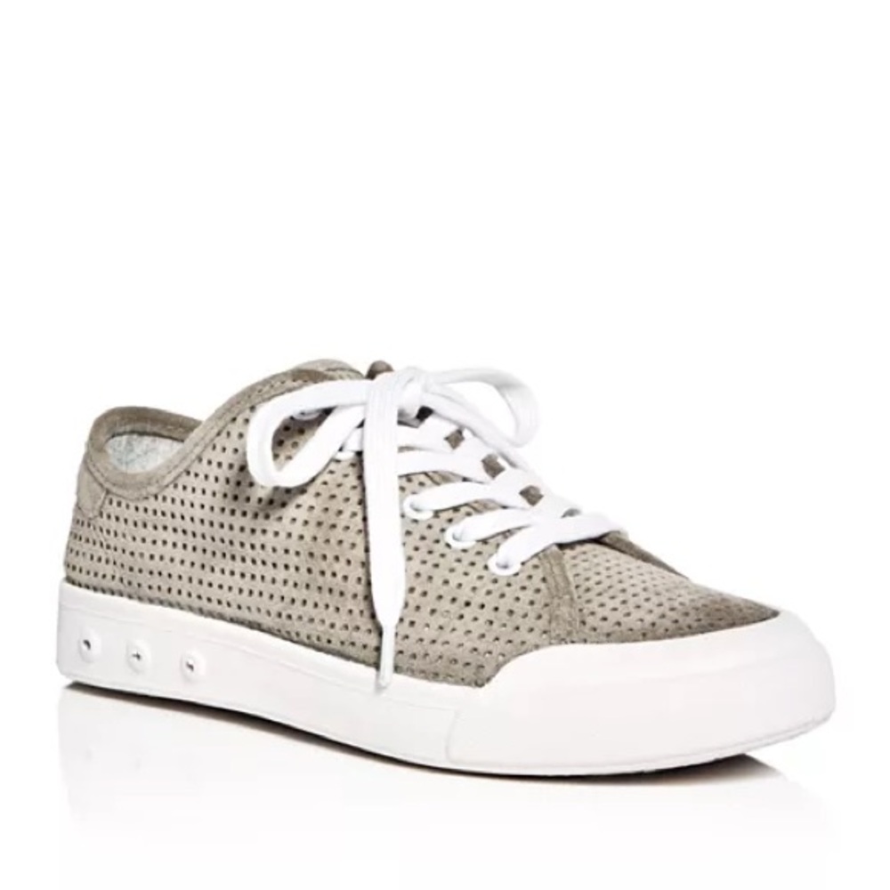 rag & bone Women's Standard Issue Perforated Leather Lace Up Sneakers